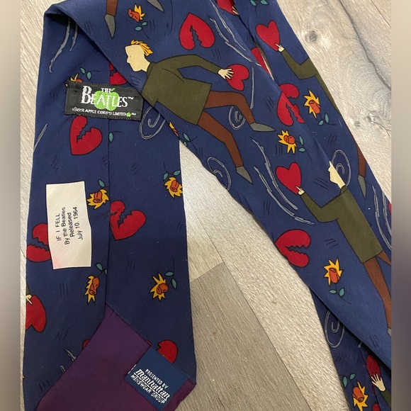 Vintage The Beatles Offical Tie - Picture 4 of 6